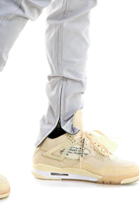 KNB3074 Light Grey | KDNK Tapered Stacked Stretch Joggers