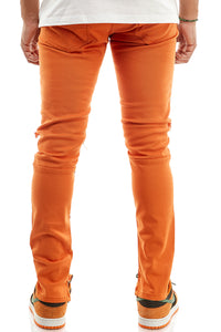 KNB3119 Orange | KDNK Vibrant Orange Skinny Stretch Jeans
