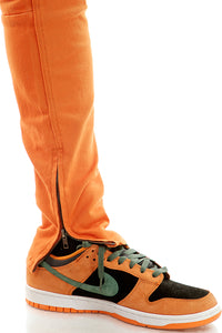 KNB3119 Orange | KDNK Vibrant Orange Skinny Stretch Jeans