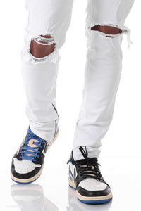 KNB3119 White | KDNK Pure White Skinny Stretch Jeans