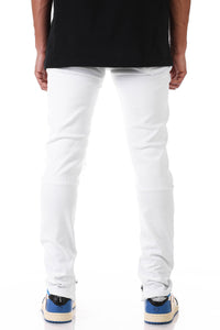 KNB3119 White | KDNK Pure White Skinny Stretch Jeans
