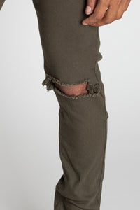 KNB3119 Olive | KDNK Army Olive Skinny Stretch Jeans