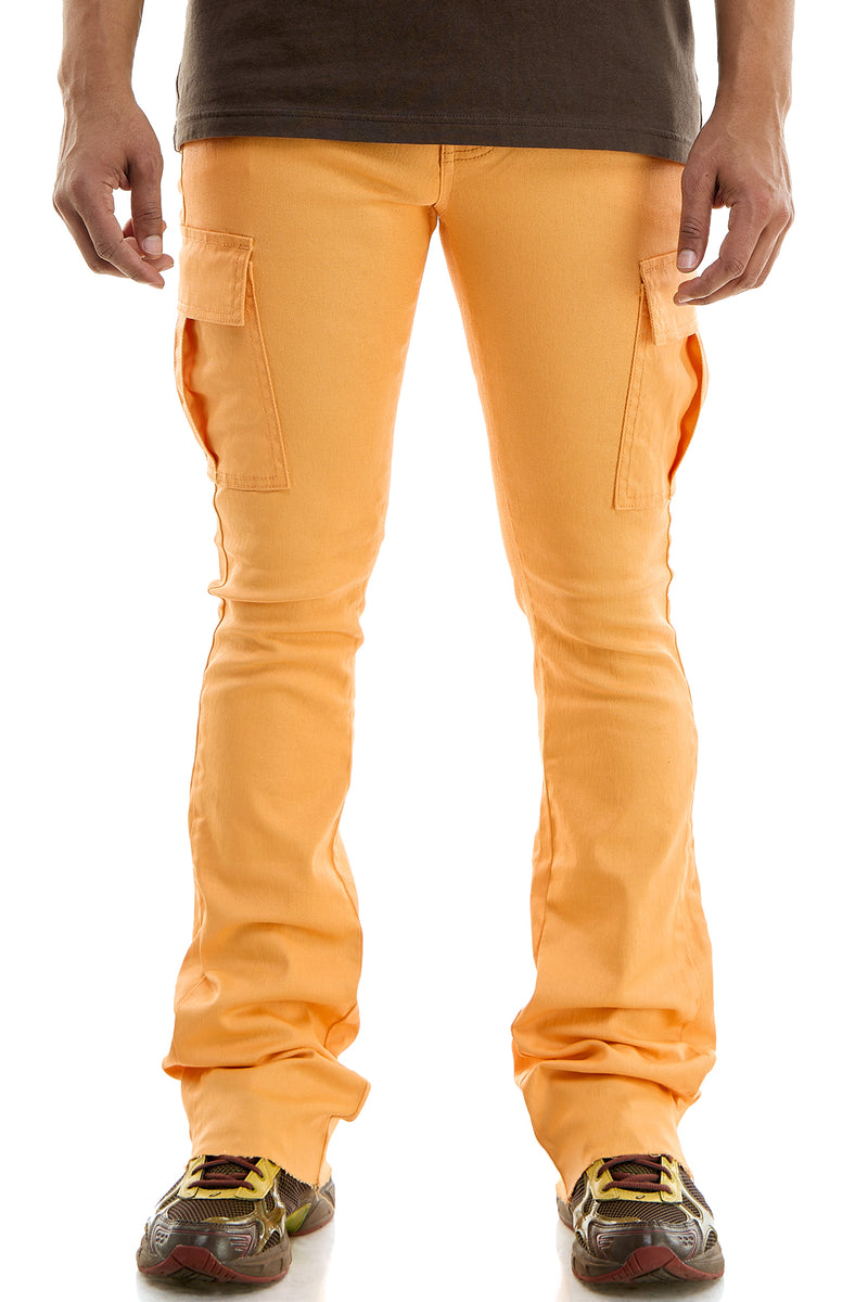 KNB3291 Orange | KDNK Bold Orange Skinny Stretch Jeans