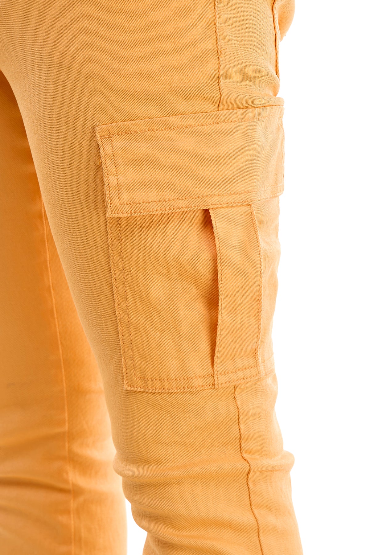 KNB3291 Orange | KDNK Bold Orange Skinny Stretch Jeans