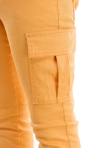 KNB3291 Orange | KDNK Bold Orange Skinny Stretch Jeans