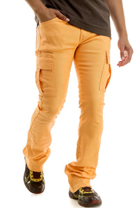 KNB3291 Orange | KDNK Bold Orange Skinny Stretch Jeans