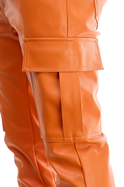 KNB3330 Orange | KDNK Burnt Orange Skinny Stretch Jeans