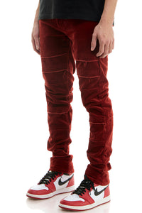 KNB3334 Burgundy | KDNK Wine Burgundy Skinny Stretch Jeans