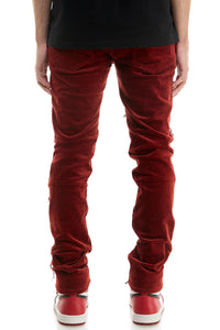 KNB3334 Burgundy | KDNK Wine Burgundy Skinny Stretch Jeans
