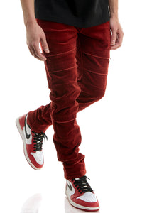 KNB3334 Burgundy | KDNK Wine Burgundy Skinny Stretch Jeans