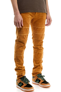 KNB3334 Gold | KDNK Colored Gold Skinny Stretch Jeans