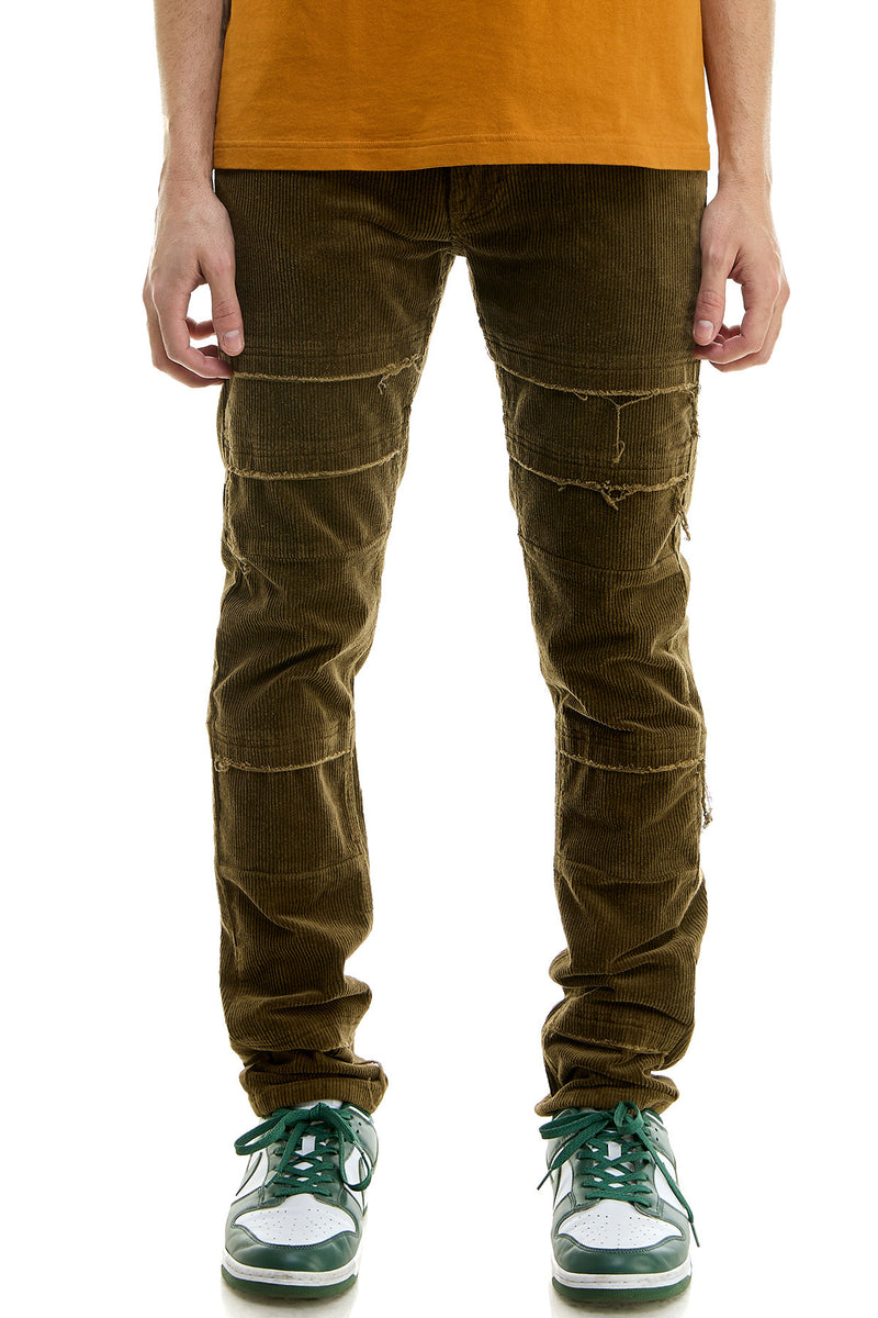 KNB3334 Olive | KDNK Military Olive Skinny Stretch Jeans
