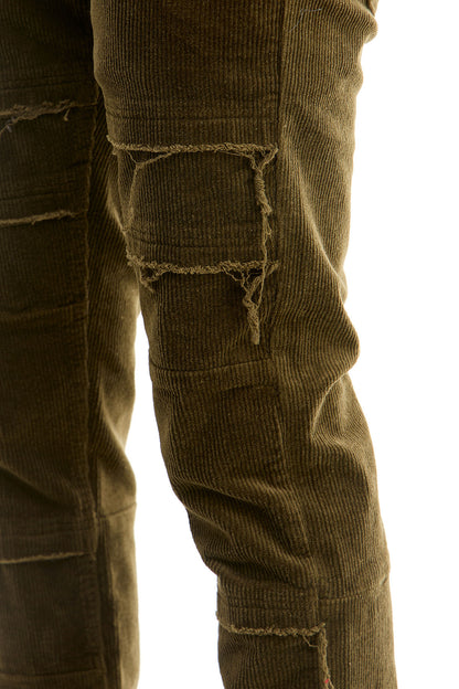 KNB3334 Olive | KDNK Military Olive Skinny Stretch Jeans
