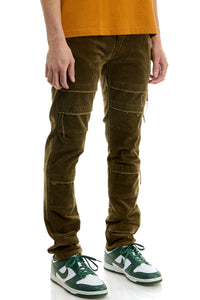 KNB3334 Olive | KDNK Military Olive Skinny Stretch Jeans