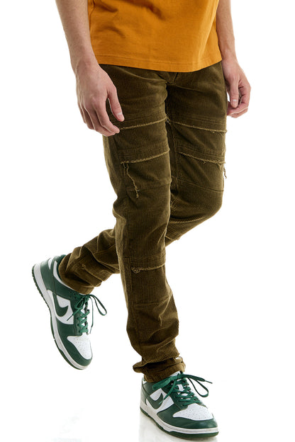 KNB3334 Olive | KDNK Military Olive Skinny Stretch Jeans