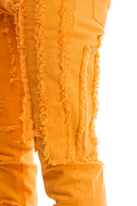 KNB3338 Orange | KDNK Bright Orange Skinny Stretch Jeans