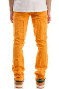 KNB3338 Orange | KDNK Bright Orange Skinny Stretch Jeans