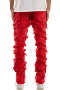 KNB3363 Red | KDNK Bold Red Skinny Stretch Jeans