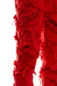 KNB3363 Red | KDNK Bold Red Skinny Stretch Jeans
