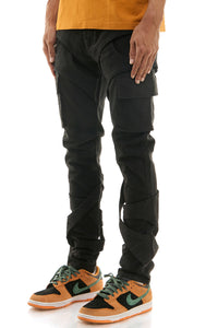 KNB3384 Black | KDNK Matte Black Skinny Stretch Jeans