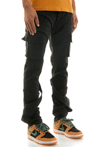 KNB3384 Black | KDNK Matte Black Skinny Stretch Jeans
