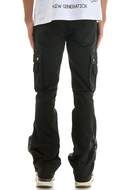 KNB3427 Black | KDNK Jet Black Skinny Stretch Jeans