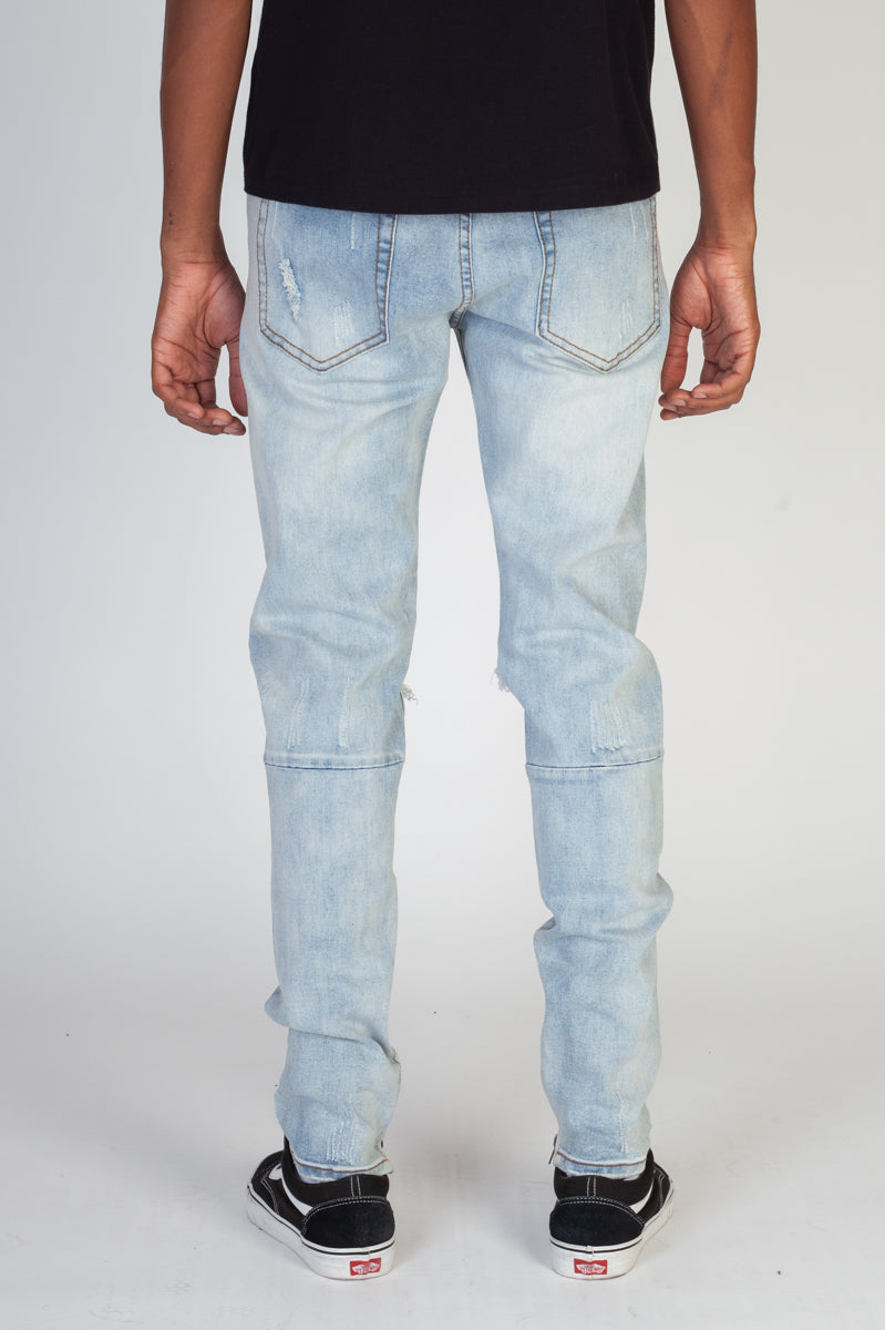 KND4170 Vintage Light Blue | KDNK Vintage Wash Skinny Stretch Jeans