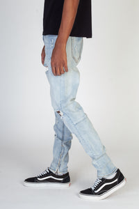 KND4170 Vintage Light Blue | KDNK Vintage Wash Skinny Stretch Jeans