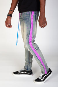 KND4279 Vintage Blue | KDNK Vintage Wash Skinny Stretch Jeans