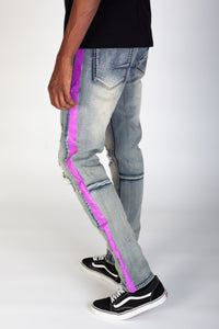 KND4279 Vintage Blue | KDNK Vintage Wash Skinny Stretch Jeans