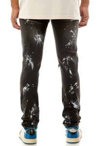 KND4387 Black | KDNK Deep Black Skinny Stretch Jeans