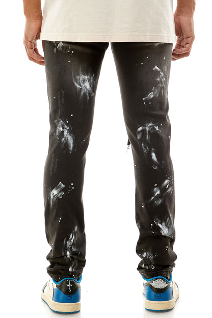 KND4387 Black | KDNK Deep Black Skinny Stretch Jeans