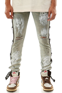 KND4403 Blue | KDNK Mid-Wash Blue Skinny Stretch Jeans