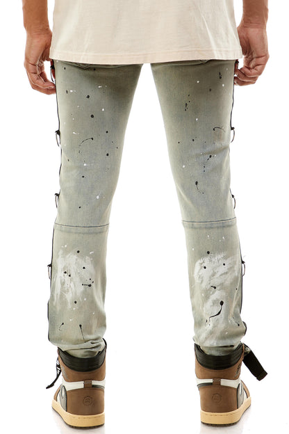 KND4403 Blue | KDNK Mid-Wash Blue Skinny Stretch Jeans