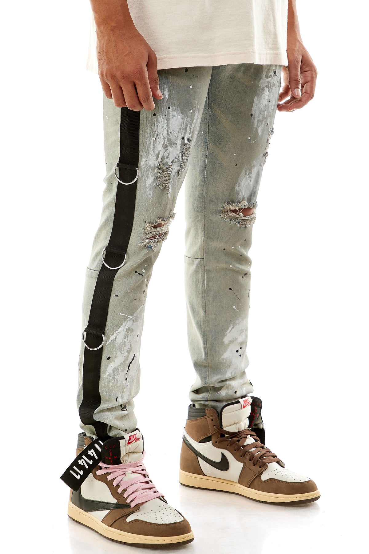 KND4403 Blue | KDNK Mid-Wash Blue Skinny Stretch Jeans