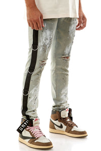 KND4403 Blue | KDNK Mid-Wash Blue Skinny Stretch Jeans