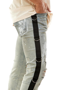KND4403 Blue | KDNK Mid-Wash Blue Skinny Stretch Jeans