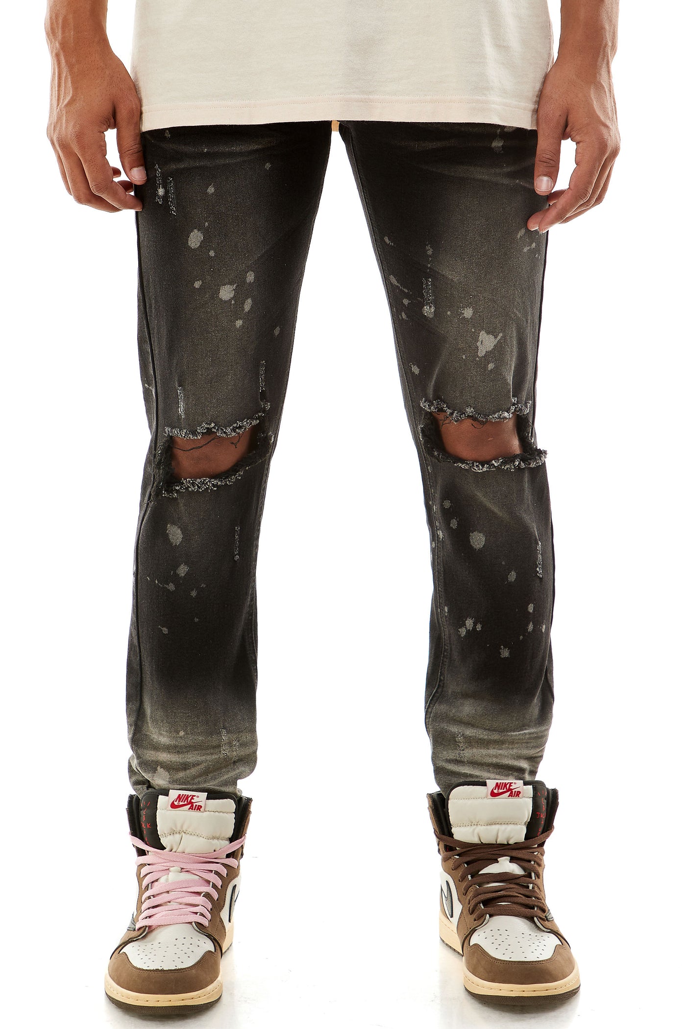 KND4431 Black | KDNK Sharp Black Skinny Stretch Jeans