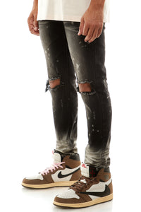 KND4431 Black | KDNK Sharp Black Skinny Stretch Jeans