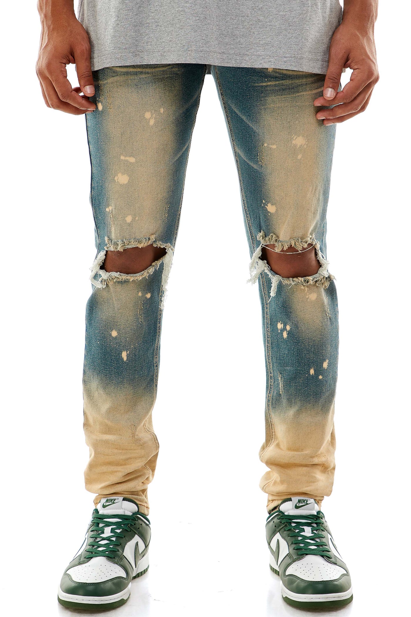 KND4431 T.Blue | KDNK Tinted Blue Skinny Stretch Jeans