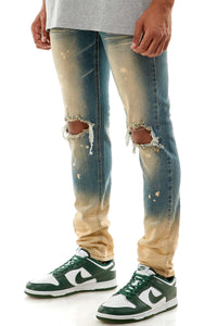 KND4431 T.Blue | KDNK Tinted Blue Skinny Stretch Jeans
