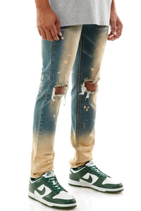 KND4431 T.Blue | KDNK Tinted Blue Skinny Stretch Jeans