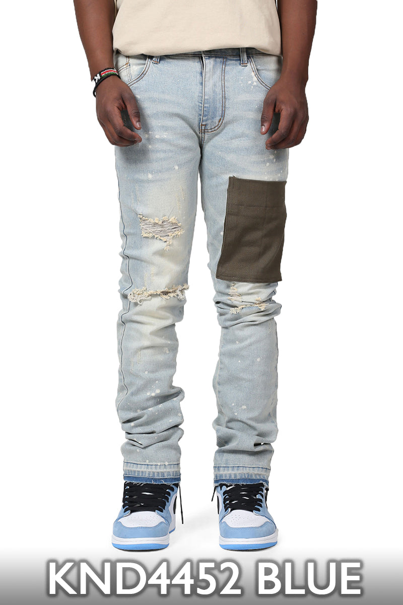 KND4452 Blue | KDNK Refined Blue Skinny Stretch Jeans