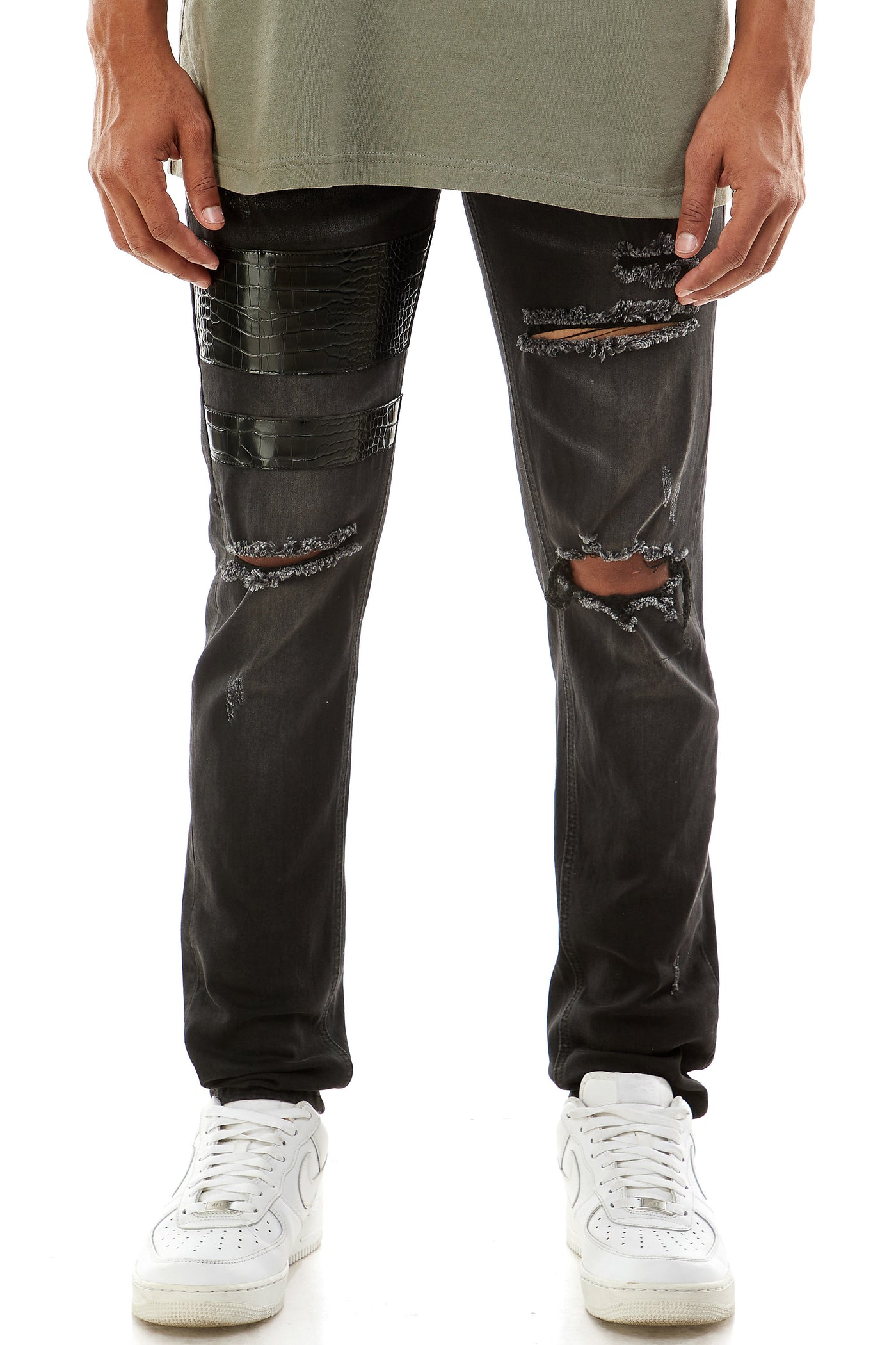 KDNK KND4467 Skinny Stretch jeans in black