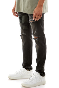 KND4467 Black | KDNK Clean Black Skinny Stretch Jeans