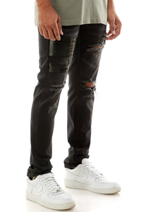 KND4467 Black | KDNK Clean Black Skinny Stretch Jeans