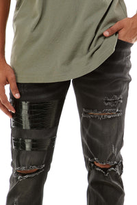 KND4467 Black | KDNK Clean Black Skinny Stretch Jeans