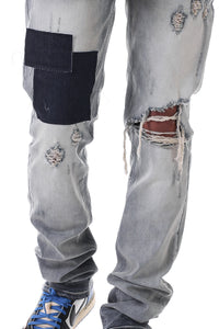 KND4504 Steel Blue | KDNK Steel Blue Skinny Stretch Jeans