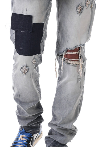 KND4504 Steel Blue | KDNK Steel Blue Skinny Stretch Jeans