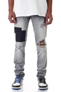 KND4504 Steel Blue | KDNK Steel Blue Skinny Stretch Jeans